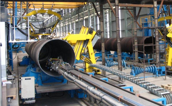 三絲埋弧焊的實地應用